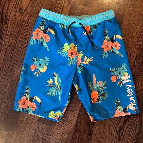 Hurley Other - Hurley Tropical Lined Swim Trunks